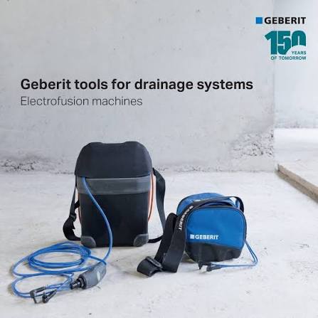 Geberit electrofusion welder for HDPE — hire in Cape Town