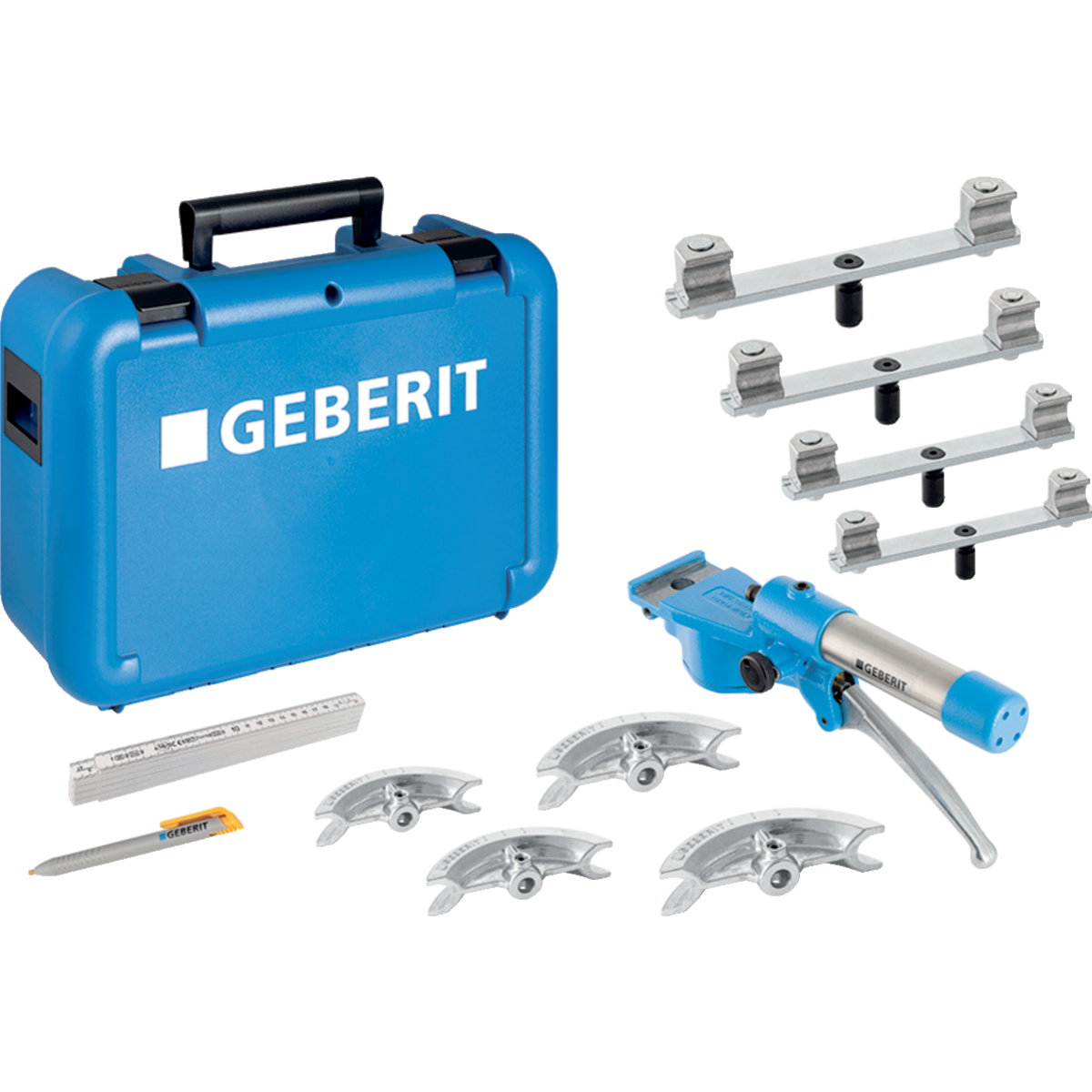 Geberit hand bending unit for Mepla pipe — hire in Cape Town