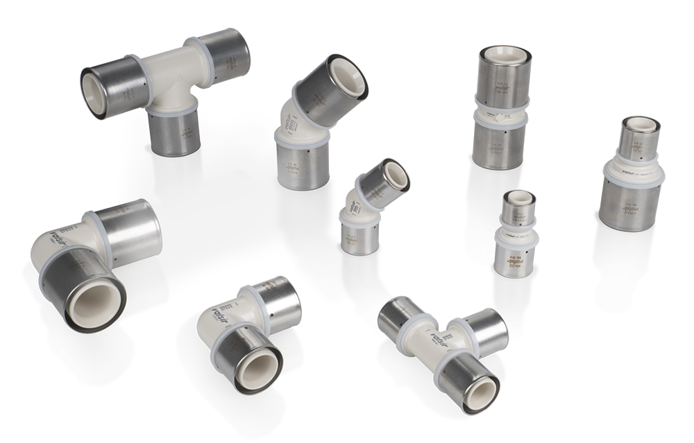 Valsir Pexal press fittings for the pex crimper — hire in Cape Town